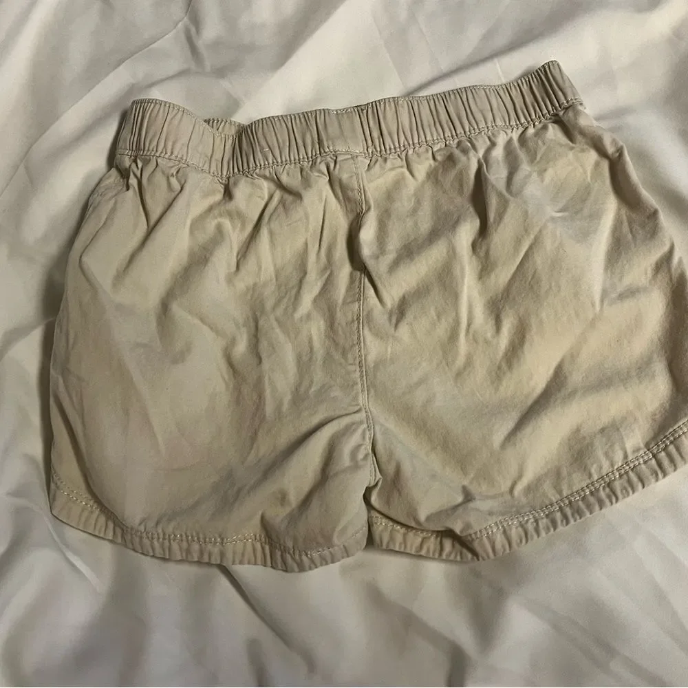 The Children's Place khaki & J.E Crew Navy Blue Girls Shorts Size 8 Lot of 2